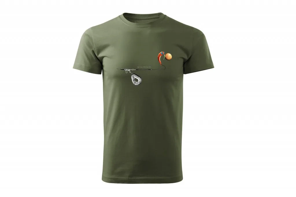 Carp´R´Us Tričko Mouthsnagger army zelené (150g)