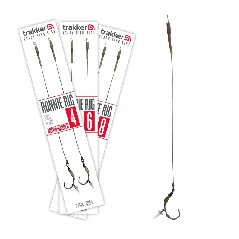 Trakker Hotové návazce Ronnie Rig (Barbed) 2ks