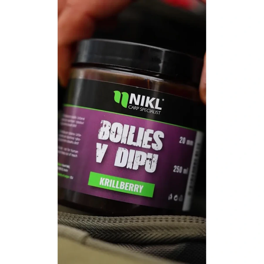 Nikl Boilies v dipu Krill Berry 250ml