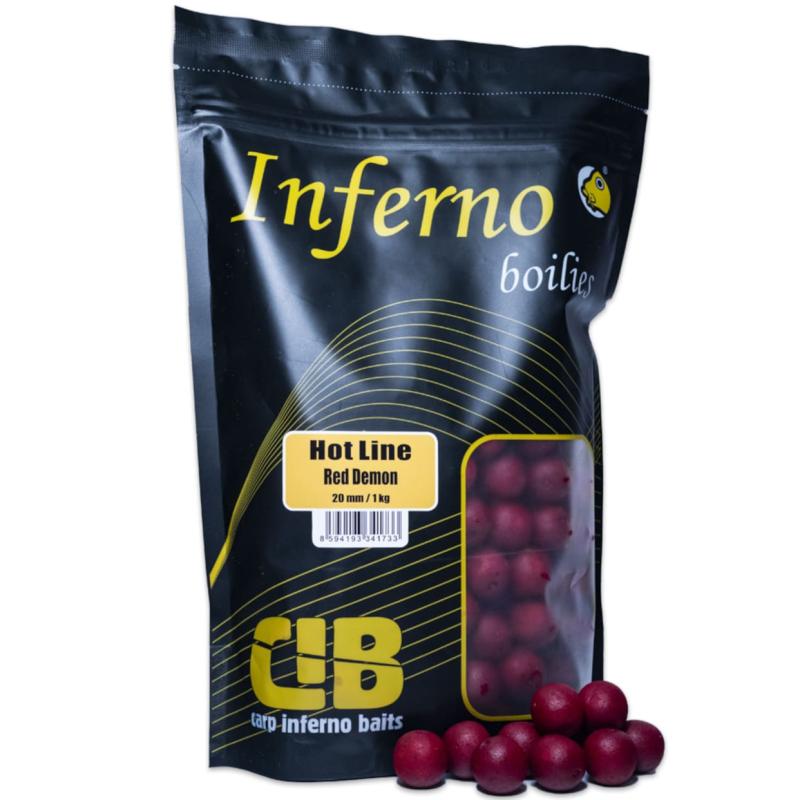 CARP INFERNO BOILIES HOT LINE - RED DEMON 20mm 1kg