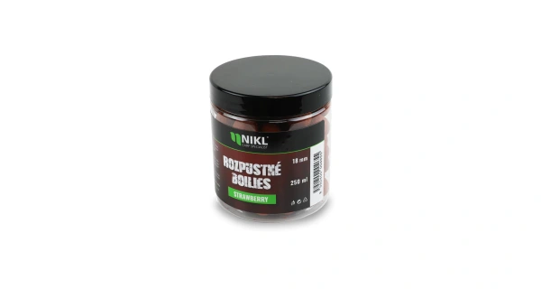 Nikl Rozpustné boilies Strawberry 250ml 2