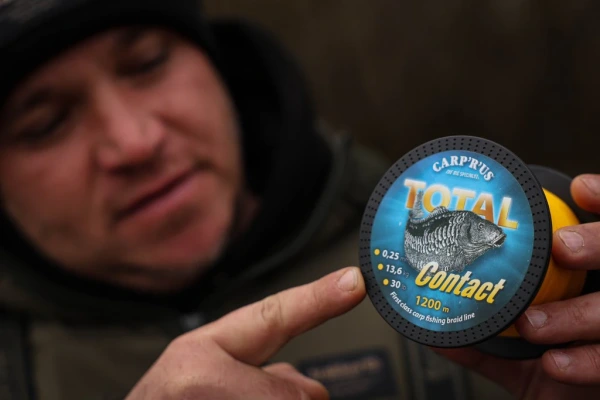Carp´R´Us Pletená šňůra Total Contact 0,25mm 3