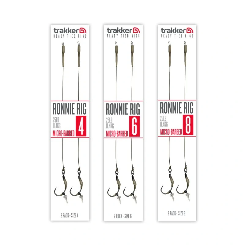 Trakker Hotové návazce Ronnie Rig (Barbed) 2ks 3