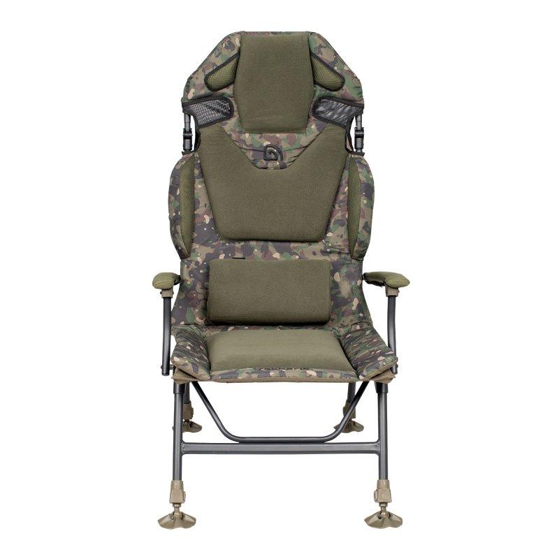 Trakker Kreslo komfortné s područkami - Levelite Camo Longback Chair 2