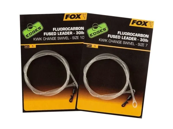 Fox koncová montáž Fluorocarbon Fused Leaders veľ. 10