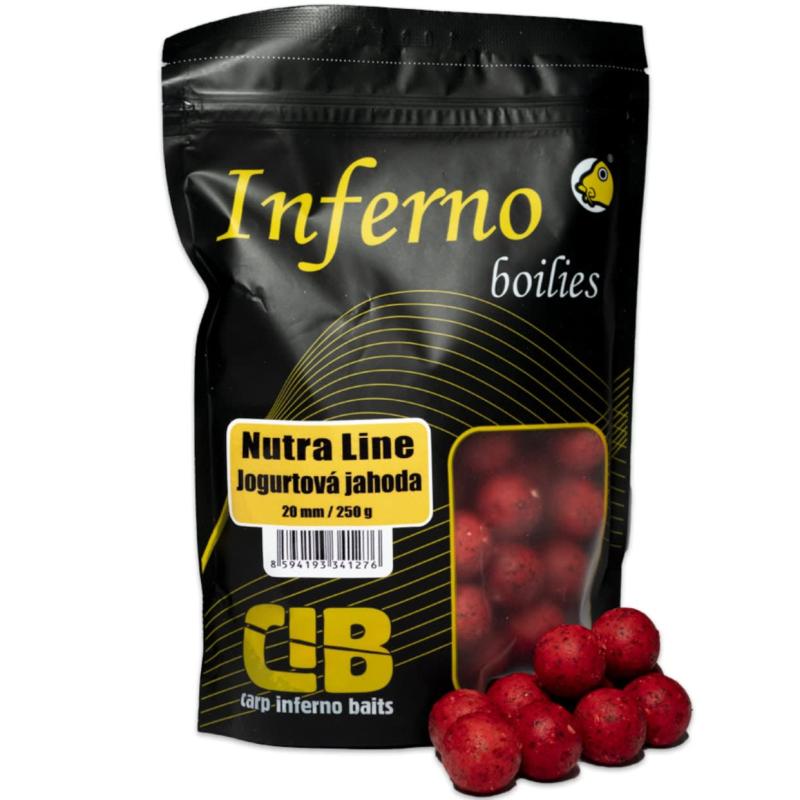 Carp Inferno Nutra Line - JOGURTOVÁ JAHODA 20mm 250g