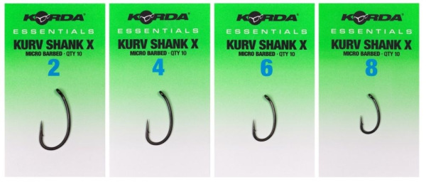 Korda Háčiky Essentials Kurv ShankX Barbed 10 ks 3