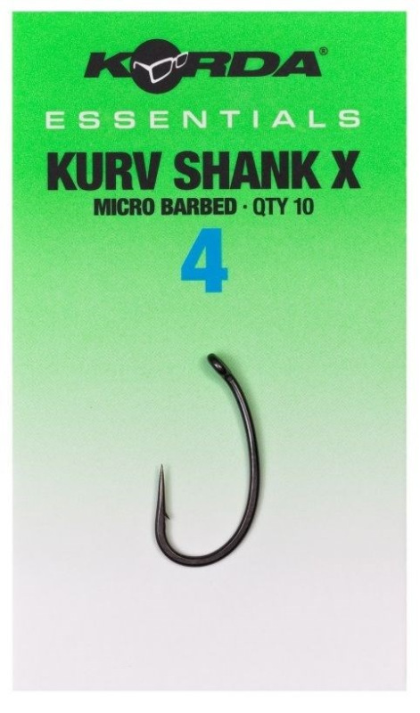 Korda Háčiky Essentials Kurv ShankX Barbed 10 ks 1