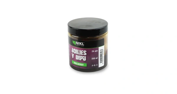 Nikl Boilies v dipu Krill Berry 250ml 2