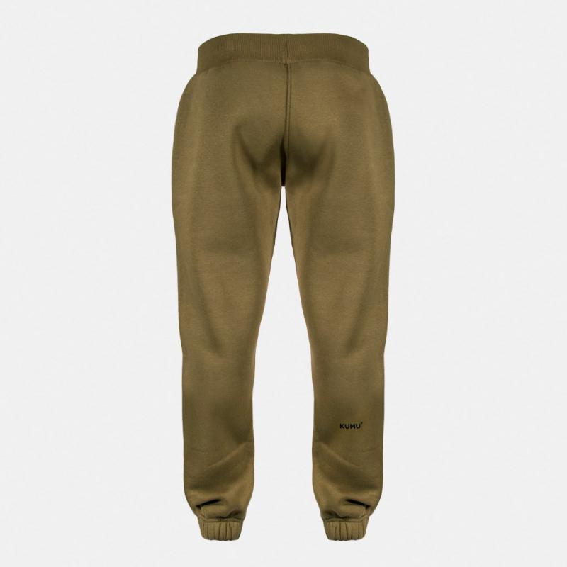 KUMU Tepláky Cocoon khaki 4