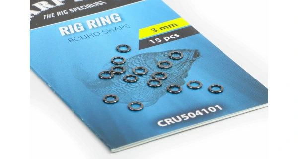 Carp´R´Us Kroužky na návazce Rig Rings 3mm, 15ks 4