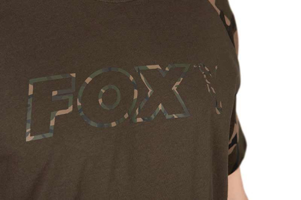 Fox Tričko Khaki Camo Outline T-Shirt 3