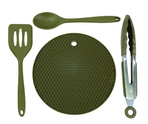 Trakker Silikonové, kuchynské nádobie – Armolife Silicone Utensil Set