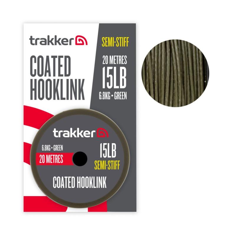 Trakker Návazcová šnúra Semi Stiff Coated Hooklink 20m