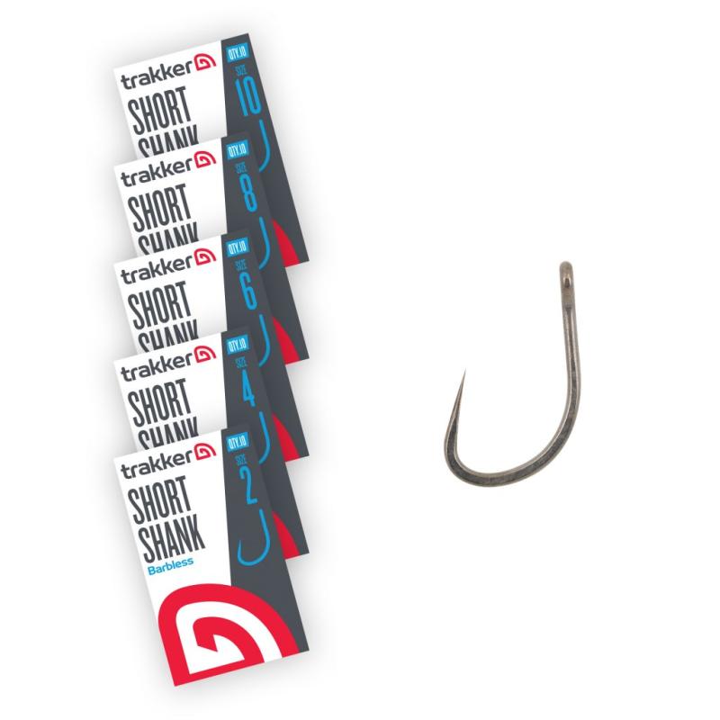 Trakker Háčik Short Shank Hooks (Barbless) 5