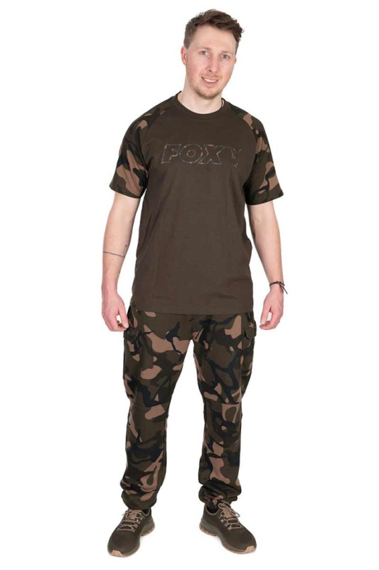 Fox Tričko Khaki Camo Outline T-Shirt 6