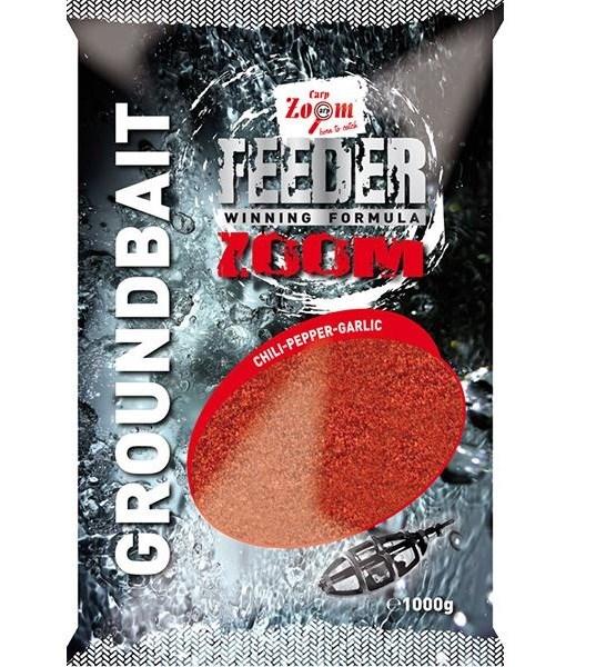 Carp Zoom Krmítková Zmes Method Feeder Groundbaits 1 kg - Chilli Korenie Cesnak