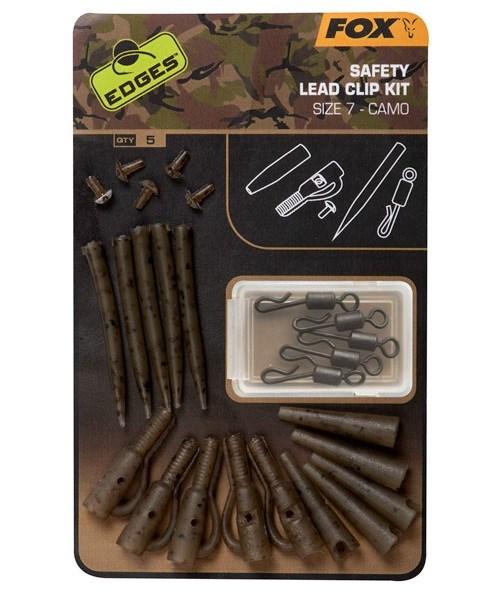 Fox Edges Camo Lead Clip Kit Size 7