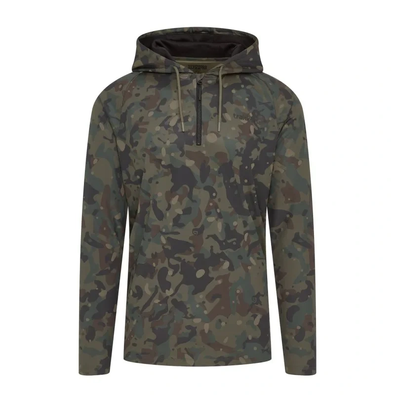 Trakker Tričko Camo UV Hooded Shirt