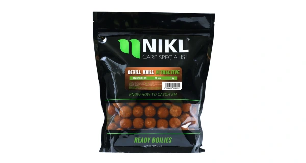 Nikl Ready boilie Devill Krill Attractive
