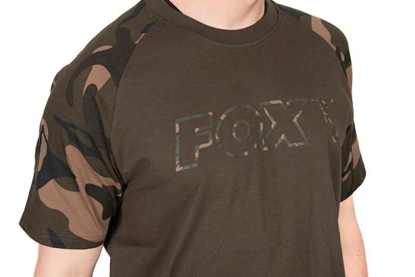 Fox Tričko Khaki Camo Outline T-Shirt 4