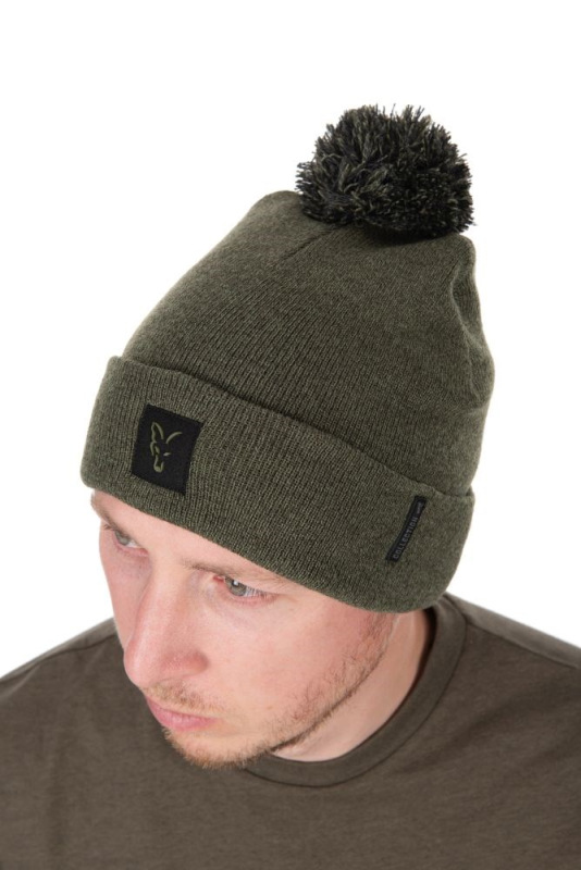 Fox Čiapka Collection Bobble Hat Green Black 1