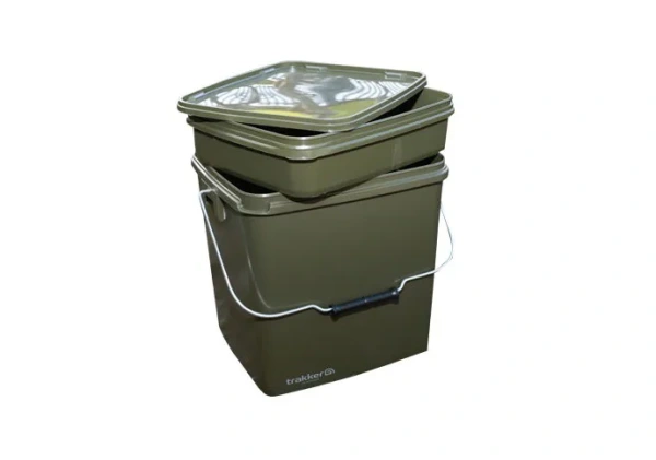 Trakker Kbelík Olive Square Container 13l
