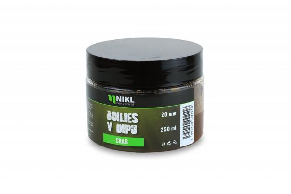 Nikl Boilies v dipu Crab 250g