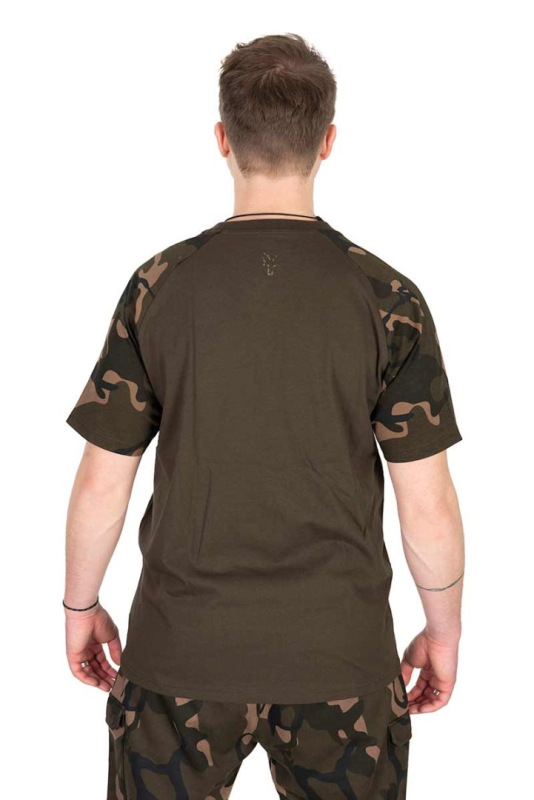 Fox Tričko Khaki Camo Outline T-Shirt 5