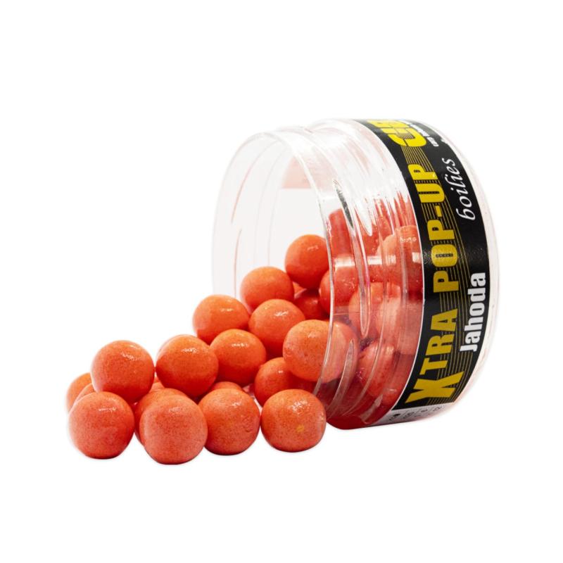 CARP INFERNO POP - UP BOILIES XTRA 16 MM 150 ML - JAHODA