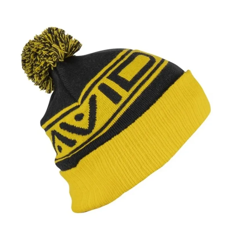 Avid Carp Zimná čiapka Bobble Hat - čiernožltá