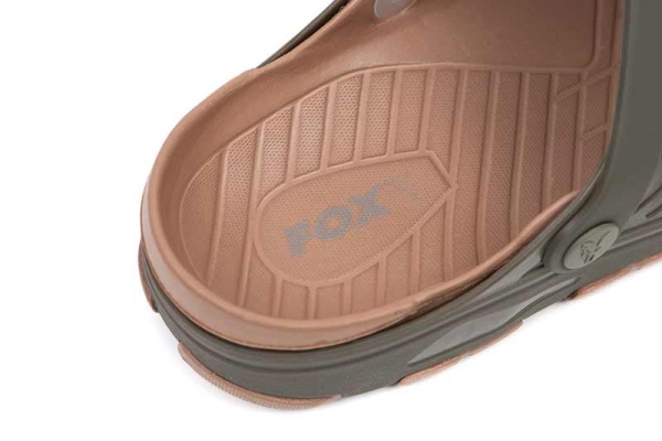 Fox Šľapky Khaki Clogs 1