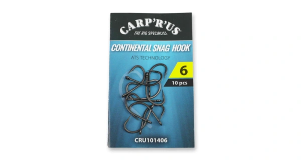 Carp´R´Us Háčky Continental Snag Hook ATS 10ks 2