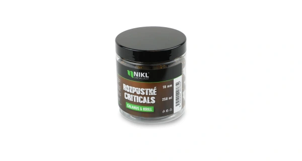 Nikl Rozpustné Criticals boilie Calanus & Krill 250ml 4