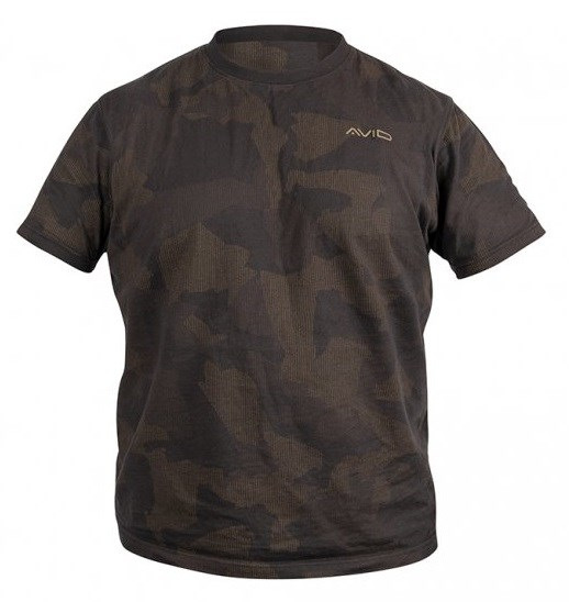 Avid Carp Tričko Distortion Camo T-Shirt