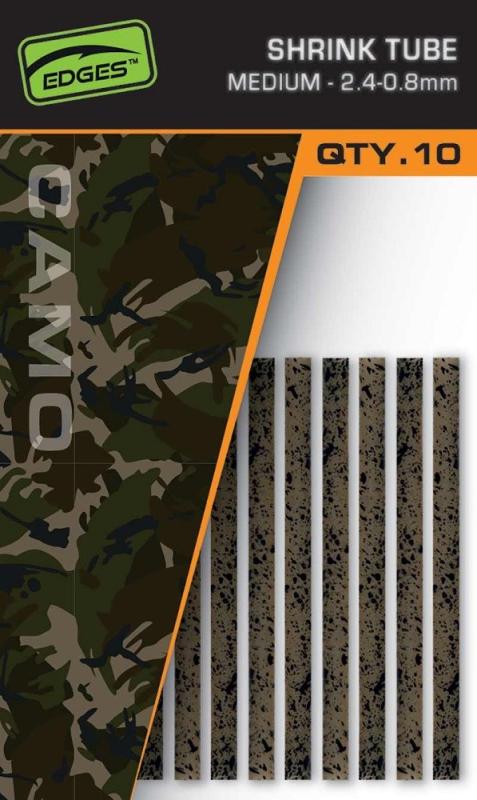 Fox Zmršťovacia Hadička Edges Camo Shrink Tube 10 ks MEDIUM 2,4-0,8mm