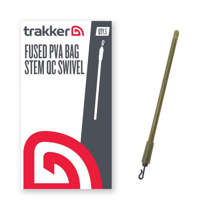 Trakker Drík do inline olov Fused PVA Bag Stem - QC Swivel 5ks