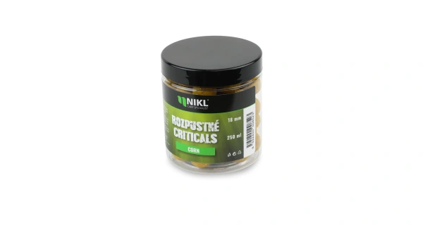 Nikl Rozpustné Criticals boilie Corn 250ml 10