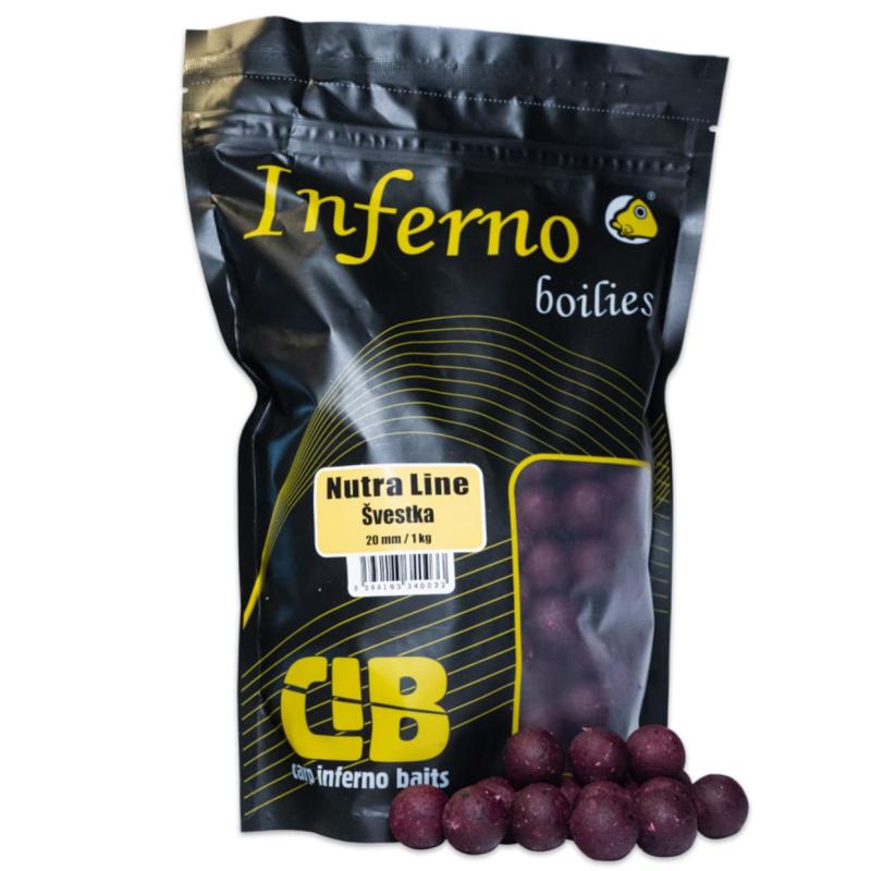 Carp Inferno Nutra Line - ŠVESTKA 20mm 1kg