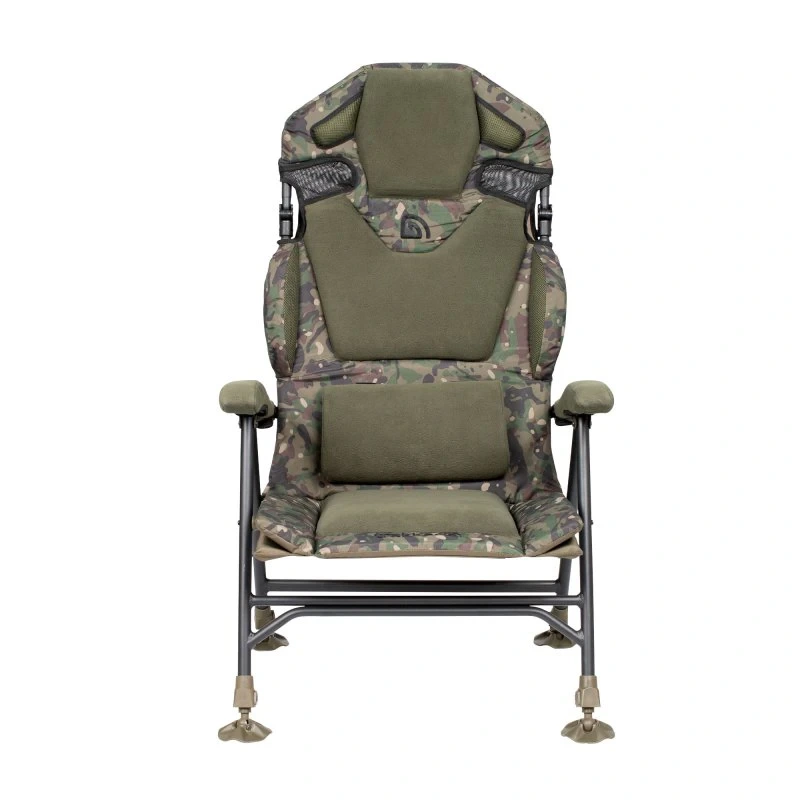 Trakker Křeslo komfortní s područkami Levelite Camo Longback Recliner 15