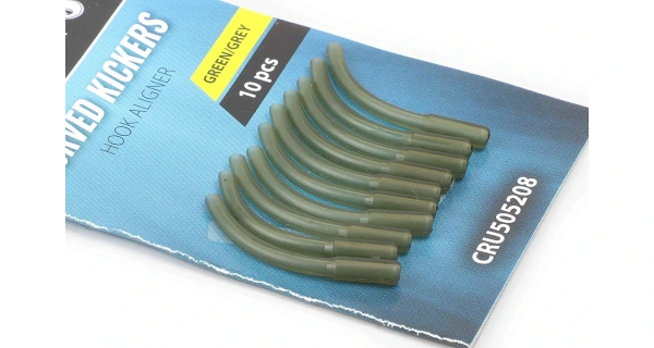 Carp'R'Us Rovnátko Curved Kickers Large 10ks 1