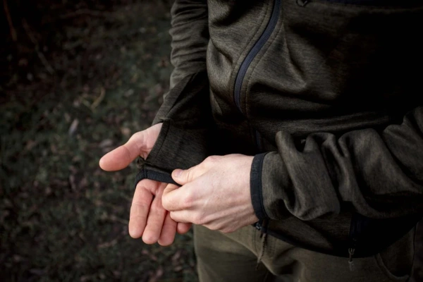 Trakker Mikina Marl Fleece Back Hoody 10