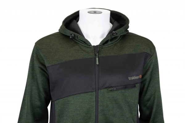 Trakker Mikina Marl Fleece Back Hoody 1