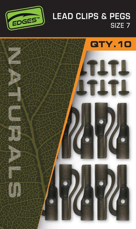 Fox Závesky Edges Naturals Lead Clips Pegs Size 7