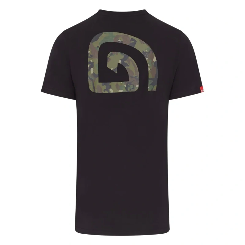 Trakker Tričko CR Logo T-shirt Black Camo 6