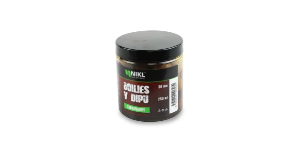 Nikl Boilies v dipu Strawberry 250ml 4
