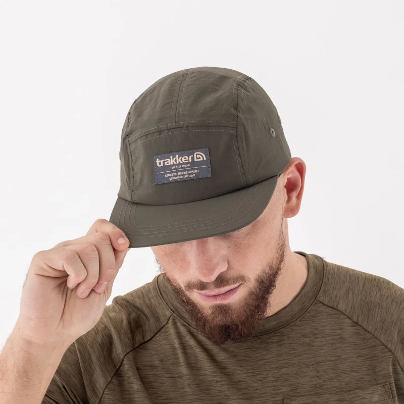 Trakker Kšiltovka 5 Panel Green Cap 4