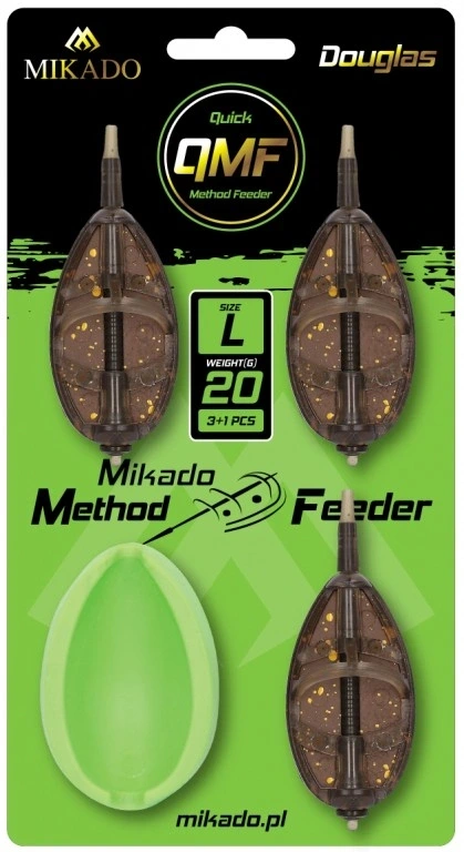 Krmítok Mikado Quick Method Feeder Douglas Veľ. L 3ks - Sada