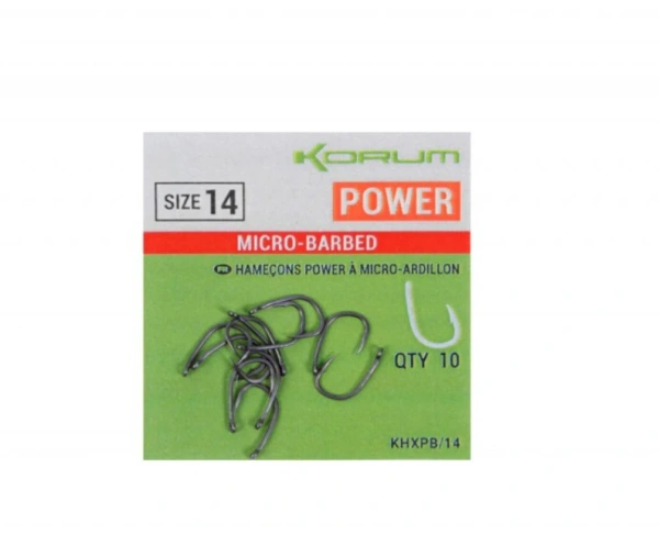 Háčik Korum Xpert Power Hooks Barbed 10KS