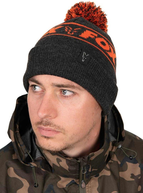 Fox Čiapka Collection Bobble Black Orange